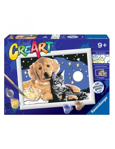 CREART CANE GATTO CIELO STELLATO...