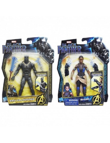 BLACK PANTHER PERSONAGGI ASSORTITI 15...