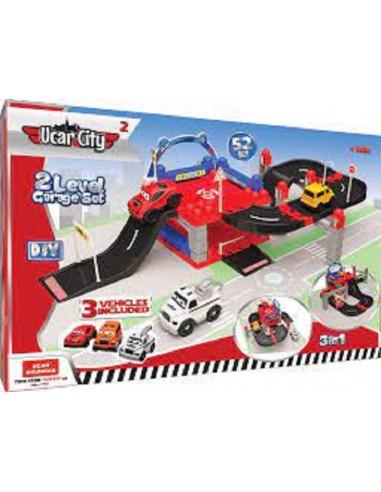 CITY GARAGE 2 LIVELLI PLAY SET 52 PZ...