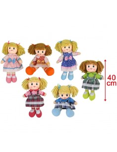 BAMBOLE DI PEZZA 40 CM 6...