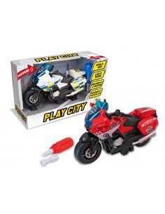 PLAY CITY MOTO 1:12 LUCI E...
