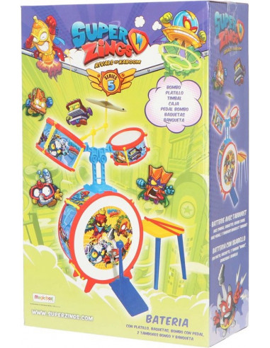 SUPER ZINGS BATTERIA MUSICALE CON...