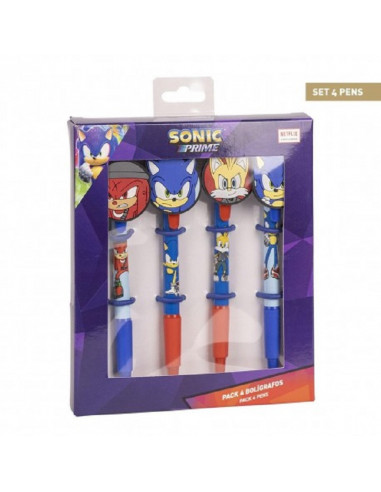 SONIC SET 4 PENNE 3D ASSORTITE...
