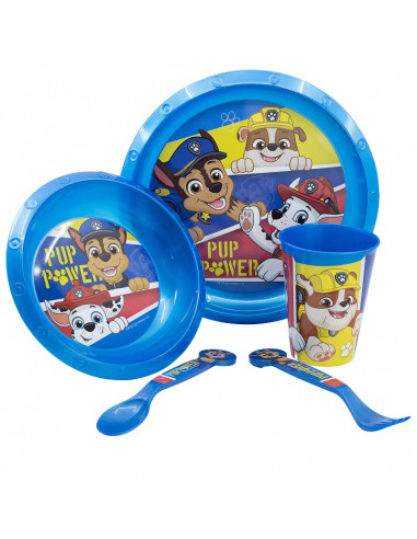 PAW PATROL SET PAPPA 5 PEZZI STOR 74615
