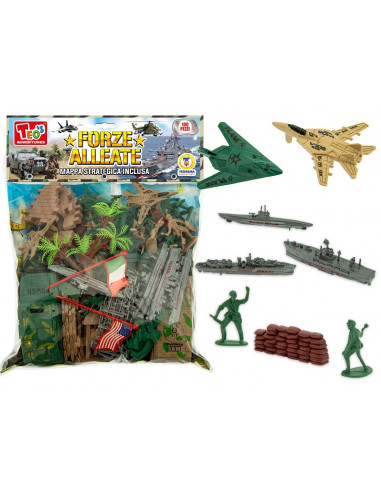BUSTA 100 SOLDATINI E ACCESSORI FORZE...